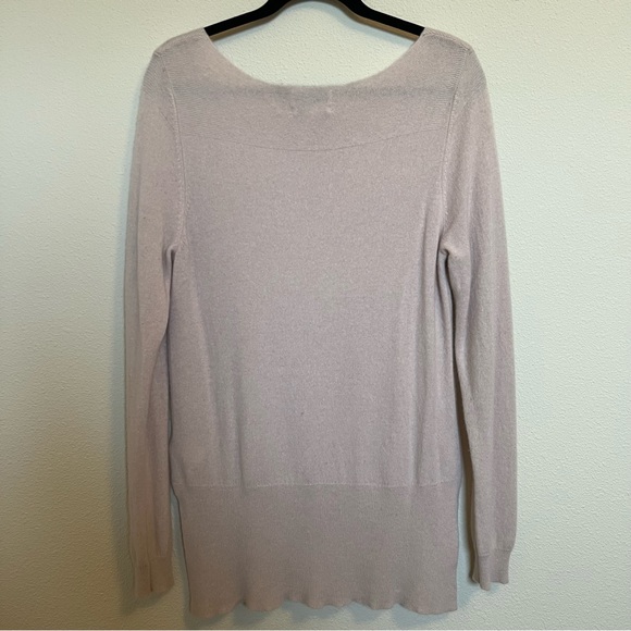 Nanette Lepore Soft Blush Pink 100% Cashmere Sweater - Size L (EUC) - Picture 6 of 7
